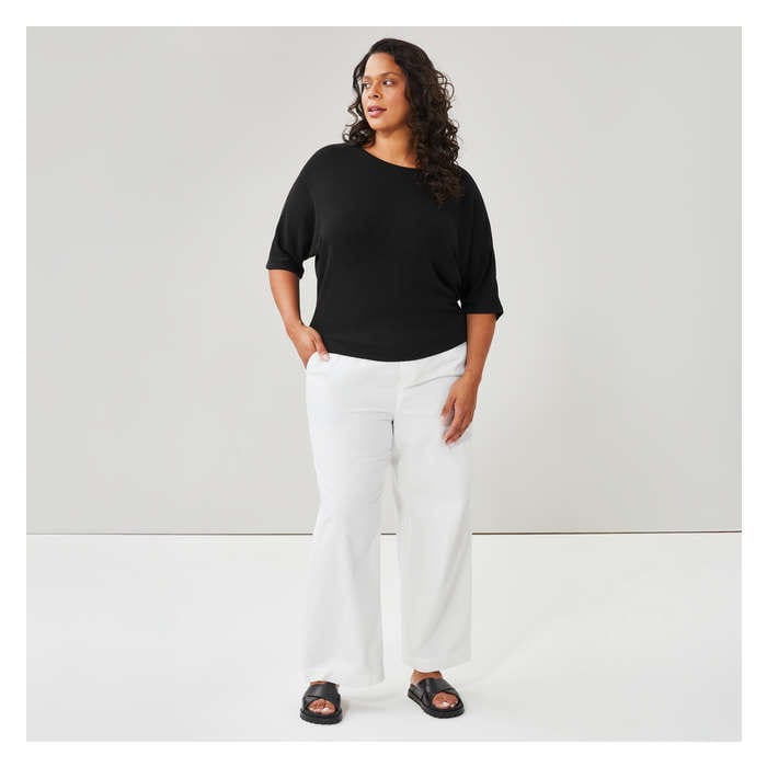 Women+ Dolman Sleeve Knit Top